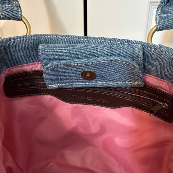 Vintage Tommy Hilfiger Multicolor Rainbow Fishnet Tote Shoulder Bag Purse PRIDE - Picture 7 of 11